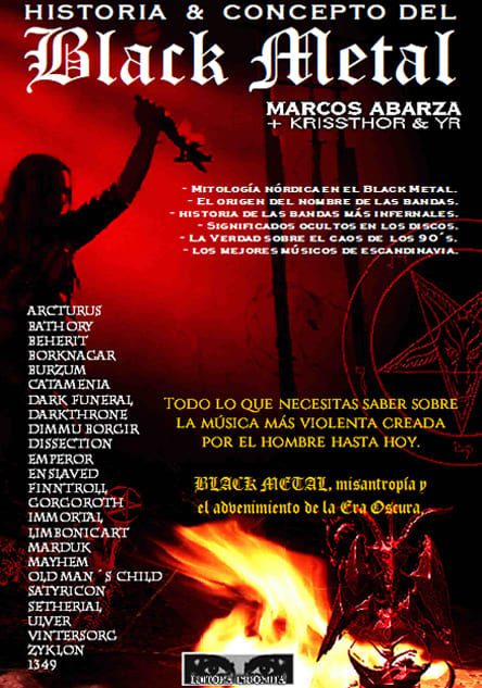 libro, black, black metal, historia, historia & concepto, historia del black metal, historia del black metal noruego